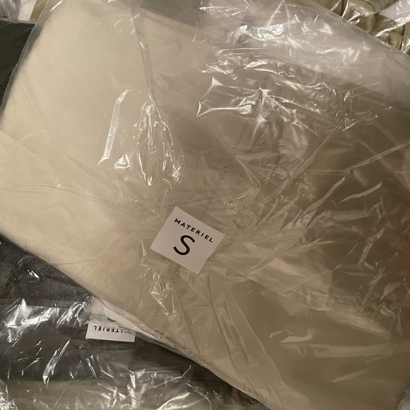 CREAM MATERIEL TBILISI ECO LEATHER SLIM FIT PANTS - Picture 4 of 5